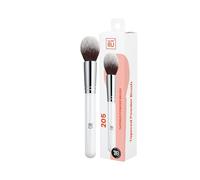Tb Tools For Beauty - Pennello Trucco Viso Tapered 205 Per Applicazione Polvere Fard e Bronzer Setole Sintetiche Vegan Manico in Legno Facile da Pulire Qualità Superiore Professionale