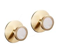 TBADEWOQI Coat Hooks Wall Mounted,2pcs Wrought Iron Rack Wall-Mounted Hook Metal Decorative for Entrance Bathroom Kitchen Key Clothing Decoration Towel Holder, Storage(White)