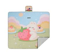 TBATM Telo da Picnic Impermeabile e Antisabbia, Pieghevole Coperta da Spiaggia Picnic Blanket per Campeggio, Escursionismo, Parco e Viaggi,150×200cm