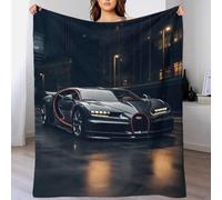 TBDUEPS Coperta Bugatti Chiron Pur Sport Coperta in pile morbido e spesso per divano, 150x200 cm