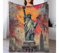 TBDUEPS Coperta da letto Liberty, doppia, in microfibra, singola, per sedia, uomo, 80x90 pollici (200x230 cm)