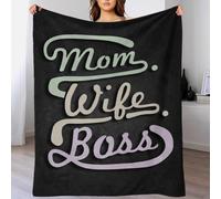 TBDUEPS Coperta extra large in peluche per yoga, per donne, regalo per mamma, 50x60 pollici (127x152 cm)