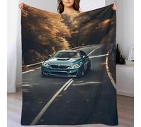 TBDUEPS Coperta morbida e leggera BMW M3, coperta personalizzata per bambini, per camera da letto e ufficio, per soggiorno, camera da letto, bambini, 180x200 cm