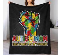 TBDUEPS Coperta soffice per bambini con autismo, facile da pulire, enorme coperta per il letto, regalo per la sua amica, mamma, nonna, moglie, 80x90 pollici (200x230 cm)