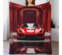 TBDUEPS Coperta supersportiva scarlatta, lavabile e facile da pulire, per mamma, per campeggio, per amanti, marito, moglie, donne e uomini, 100 x 130 cm.