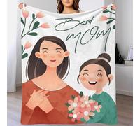 TBDUEPS Le migliori coperte per la mamma per i letti, coperte morbide e super morbide per il letto, regali comodi per la nonna, 40x50 pollici (100x130 cm)