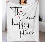 TBDUEPS Questa è la tua coperta felice in pile soffice e personalizzata per il campeggio per amanti, marito, moglie, donne e uomini, 180 x 200 cm.