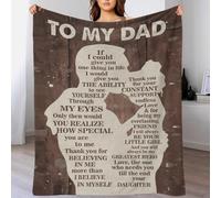 TBDUEPS Regalo per papà: coperta soffice per bambini, facile da pulire, enorme coperta per il letto, regalo per la sua amica, mamma, nonna, moglie, 50x60 pollici (127x152 cm)