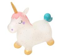 TBEONE Giocattolo a forma di unicorni, a forma di cavalcavia gonfiabile, con pompa, per bambini dai 3 anni in su, con pompa inclusa