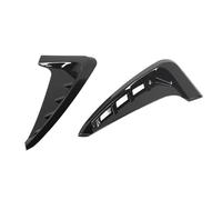Tbest 2 PCS Copertina di Ventila Ad Aria Anteriore Auto Rivestimento Ala Decorativo per X5 F15 M Sport 2014-2018 (Nero Lucido)