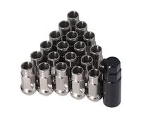 Tbest 20 pezzi M12x1. 25 Dadi per ruote in metallo Universali Accessori auto Ricambio per