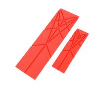 Tbest 3 Cucchiai Dosatori in Silicone Pieghevole Design Piatto Cucchiaio Cucchiaino ½ Cucchiaino per Cottura Al Forno Cottura Preparazione degli Alimenti Salvaspazio (Rosso rosato)