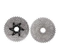 Tbest 32/36/42/46T, ruota libera per bicicletta dentata, accessorio di ricambio per mountain bike, funzionamento liscio e silenzioso, materiale in acciaio ad alta pressione (11S 11-42T argento)