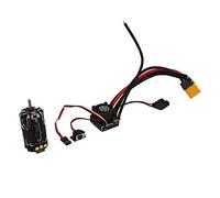 Tbest 380 Motori Senza Spazzole Evidenti TS80A Spazzole Rilevate ESC Imposta Un Design di Luce Ad Alta Efficienza per 1/12 1/14 Appassionati di Corse Auto in Lega di Alluminio