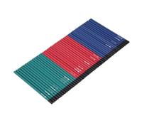 Tbest 48 Pezzi di Matite HB Set Sfuso in Legno per Bambini Disegno Scrittura Schizzi Materiale Scolastico Matite HB Le Riceveranno 48 Colori 3 Colorate Diverse in Esagonali