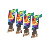 Tbest 4pcs 0. 96in TFT MODULE SCREENTO COLORE, Modulo di Visualizzazione IPS 80x160, Interfaccia SPI con unità ST7735S, Adatto per i Display Grafici LCD di Montaggio di Montaggio di