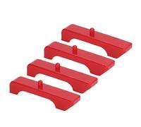 Tbest 4pcs Set di Isolatori del Radiatore a Motori 71711 Boccole di Supporto in Stile Rosso Cuscino di Montaggio in Poliuretano per Veicoli Generali Dotati di Piccoli Motori