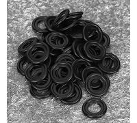 Tbest 652526 3536966 Rondelle per Guarnizioni del Tappo di Scarico Dell'olio Parti di Ricambio in Gomma di Alta qualità Perfetti per Veicoli 50 Pcs Set