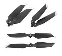 Tbest a Sgancio Rapido da 4 Pezzi per 2 Pale Pieghevoli a Basso Rumore per Droni Parti di Ricambio per Accessori Drone Rc Argento (#2)