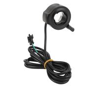 Tbest Acceleratore a Pollice per Bici Elettrica 130X Universale a 3 Pin SM con Spina Sinistra/Destra, Manubrio da 22 Mm, Compatibile con Scooter da 24-72 V, Materiale ABS.