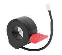 Tbest Acceleratore a Pollice per Scooter Elettrico, Acceleratore a Dito con Comodo a Pollice, a Rosso per Scooter Elettrico