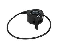 Tbest Acceleratore a Pollice per Scooter Elettrico Controllo velocità Acceleratore a Dito Rotondo Antiscivolo a 3 Pin per Scooter Elettrici Materiale ABS