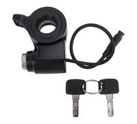 Tbest Acceleratore a Pollice per Scooter Elettrico, Design Verticale con Regolazione della velocità e Chiave di Blocco, Alloggiamento in ABS Impermeabile, per la Maggior Parte degli