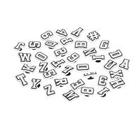 Tbest Accessorio Decorativo in PVC per Scarpe da Lettera da 37 Pezzi per Scarpe per Bambini - Modello con Numeri Bel Colore Brillante Che Non Sbiadisce per Sandali da Ginnastica Festa per le Vacanze
