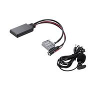 Tbest Adattatore Aux Bluetooth per Auto Chiamata per Microfono Esterno a | Guscio in Plastica ABS, Conduttore in Rame, Chiamate in Vivavoce, Musica Wireless, Audio di Fabbrica, Montaggio CRV