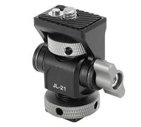 Tbest Adattatore di Montaggio per Display della Fotocamera Ruotabile a 360 Gradi con Pattino Freddo Universale in Lega di Alluminio con Vite da 1/4 di Pollice
