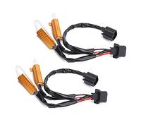 Tbest Adattatore di Resistenza di Carico 2 Pcs 50w 6Ω H13 9008 Decodificatore di Errore Metallico LED per Segnali di Direzione Luci Fendinebbia Bulbi di Auto Resistenza Resistenza