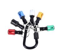 Tbest Adattatore per Vite da Trapano Portachiavi Supporto per Punta con Codolo Esagonale da 1/4 Pollici Barra di Prolunga Portatile a Rapido per Kit di Attrezzi per Zaino Collegamento con Corda per
