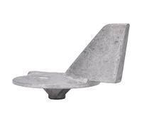 Tbest Anodo del Correttore di Assetto, Anodo per Motore per Barche in Lega di Alluminio per Fuoribordo 150 200, con Allineamento Accurato dei Fori di Montaggio, Compatibile con OEM 0200