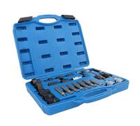 Tbest ATTREZZO PER PULEGGIA RUOTA LIBERA ALTERNATORE 23 PZ KIT DI RIPARAZIONE PER RIMOZIONE ALLUMINIO CROMATO DI GRADO PROFESSIONALE PER SEDILI CASA GARAGE NEGOZIO AUTO