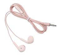 Tbest Auricolari Cablati U19 Cuffie HiFi Sound da 3,5 Mm con Microfono Design Ergonomico per Giochi Musicali Telefono PC Tablet Compatibilità Universale (PINK)