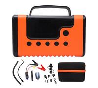 Tbest Avviatore di Emergenza per Auto 12V 10000mAh Alimentatore Portatile con Compressore D'aria Display Digitale della Pressione Spegnimento Automatico per Auto Camion Biciclette (con kit di