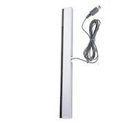 Tbest Barra del Sensore Cablata, Supporto del Ricevitore Cablato della Barra del Sensore del Raggio del Segnale IR a Infrarossi per Console Wii