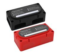 Tbest Barra di Collegamento per Batteria, 300A per Veicoli | Resistente placcatura in ottone e zinco, adatto per camion e barche, design del cablaggio modulare