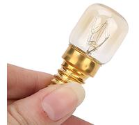Tbest Base Lampadina per Forno a Microonde E14 10 Pezzi 300 ° C Portalampada in Ottone Ad Alta Temperatura 15 W Parti di Ricambio per Accessori per Microonde (Portalampada in ottone)