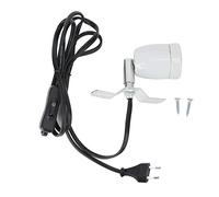 Tbest Base per Lampada di Calore per Rettili, E27 Supporto per Portalampada con Base per Lampada di Calore per Rettile Girevole 300W 110-240V