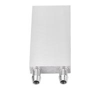 Tbest Blocco di Raffreddamento Ad Acqua per CPU, Dissipazione Efficiente | Materiale in alluminio, Basso tasso di perdita, Doppio canale d\'acqua a forma di U, Ideale per PC, Compatibile con il