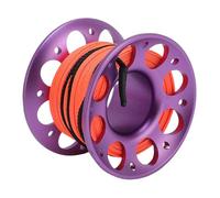 Tbest Bobina per Immersioni, Multifunzione in Alluminio Aviazione da 15m Ganci a Doppia estremità Ganci per Immersioni per Sport Sottomarini (Purple)
