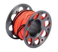 Tbest Bobina per Immersioni, Multifunzione in Alluminio Aviazione da 15m Ganci a Doppia estremità Ganci per Immersioni per Sport Sottomarini (Gray)