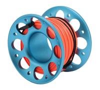 Tbest Bobina per Immersioni, Multifunzione in Alluminio Aviazione da 15m Ganci a Doppia estremità Ganci per Immersioni per Sport Sottomarini (Blue)