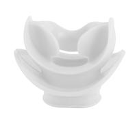 Tbest Bocchino del Regolatore per Immersioni, Comodi Accessori per il Brontolio del Regolatore in Silicone per Snorkeling Padiglione (WHITE)