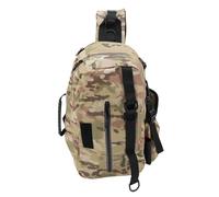 Tbest Borsa per Imbracatura da Pesca a Trasporto Leggero, Accompagnamento Esterno Versatile, Stoccaggio Multi -compartimento con Supporto a Canna Dedicato, Costruzione Robusta per Tutte le Tue (Cachi)