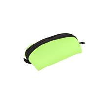 Tbest Borsa per occhiali da immersione portatile con design a cerniera, custodia a colori vivaci e versatile, custodia per maschera da immersione per subacquei (verde fluorescente)