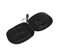Tbest Borsa Portabottiglie per Olio Essenziale 16 Slot, Supporto Portatile in Neoprene per Bottiglie 2 Ml, Uso Domestico, Viaggio, Compatto, Leggero con Portachiavi
