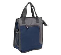 Tbest Borsa Termica per il Pranzo, Riutilizzabile, a Prova di Perdite, con Tasca Laterale per Bottiglia e Telefono, Borsa Termica per Box in Tessuto di Bue, per Lavoro, Viaggi, Escursionismo,