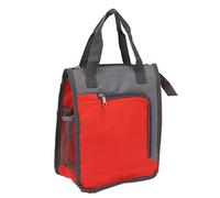 Tbest Borsa Termica per il Pranzo, Riutilizzabile, a Prova di Perdite, con Tasca Laterale per Bottiglia e Telefono, Borsa Termica per Box in Tessuto di Bue, per Lavoro, Viaggi, Escursionismo,
